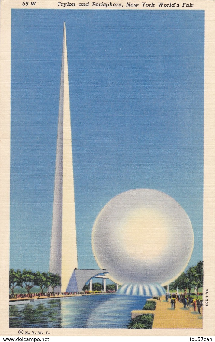 NEW YORK - NY - USA - 4 POSTCARDS - WORLD'S FAIR 1939. - Exhibitions