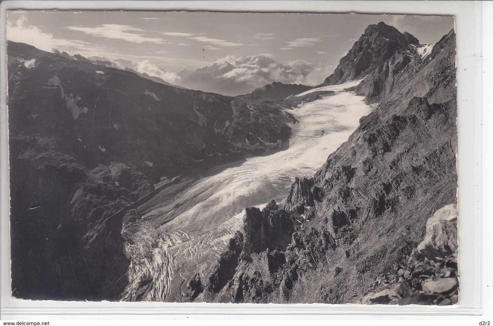 MISCHABELGRUPPE - FERDEN ROTHORN - LÖTSCHENPASS - 1948 - CACHET HOTEL PENSION OESCHINENSEE - Ferden