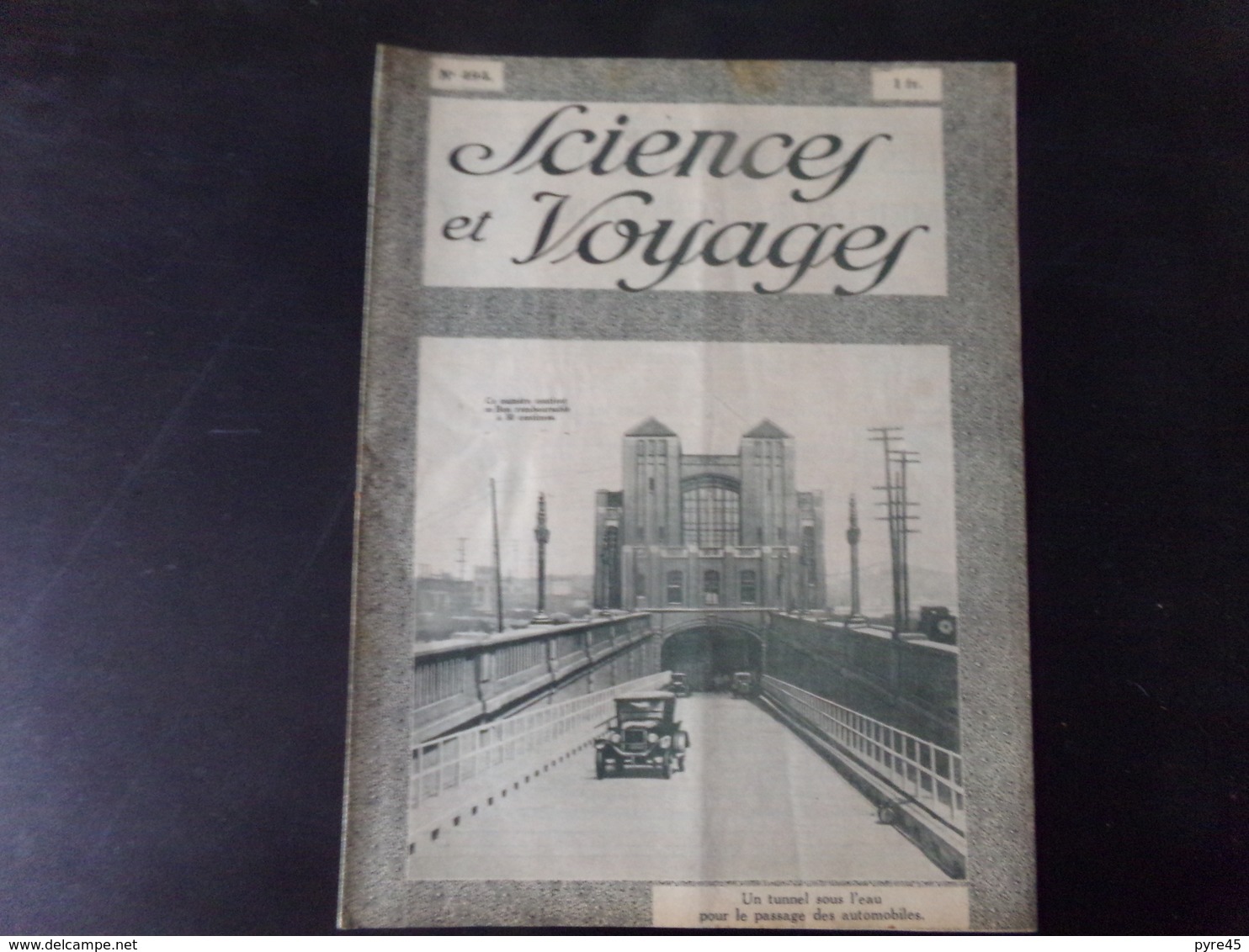 Revue " Sciences Et Voyages " N° 494, 1929," Un Tunnel Sous L'eau Pour Le Passage Des Automobiles " - 1900 - 1949