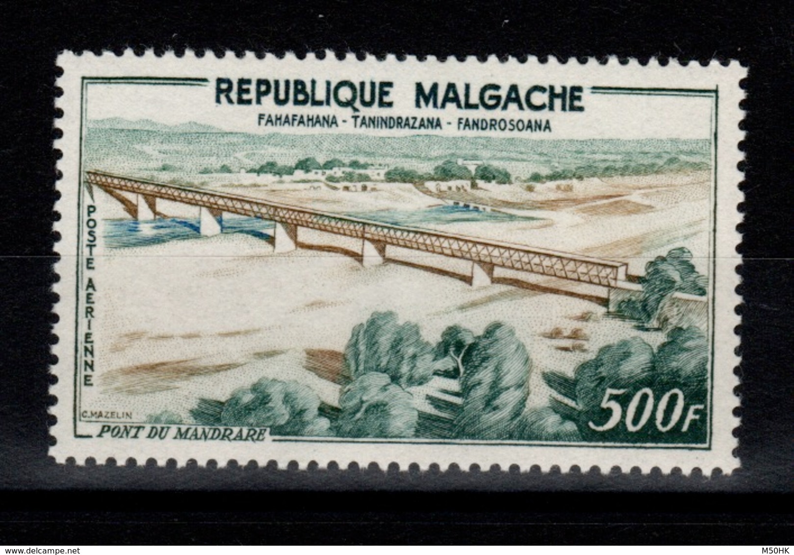 Madagascar - Poste Aerienne YV PA 83 N** Pont Du Mandrare - Madagascar (1960-...)