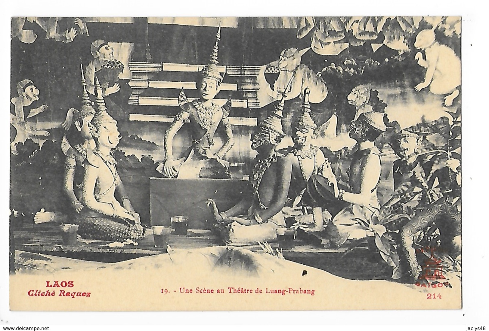 LAOS -  Une Scène Au Théâtre De Luang-Prabang    -   L 1 - Laos