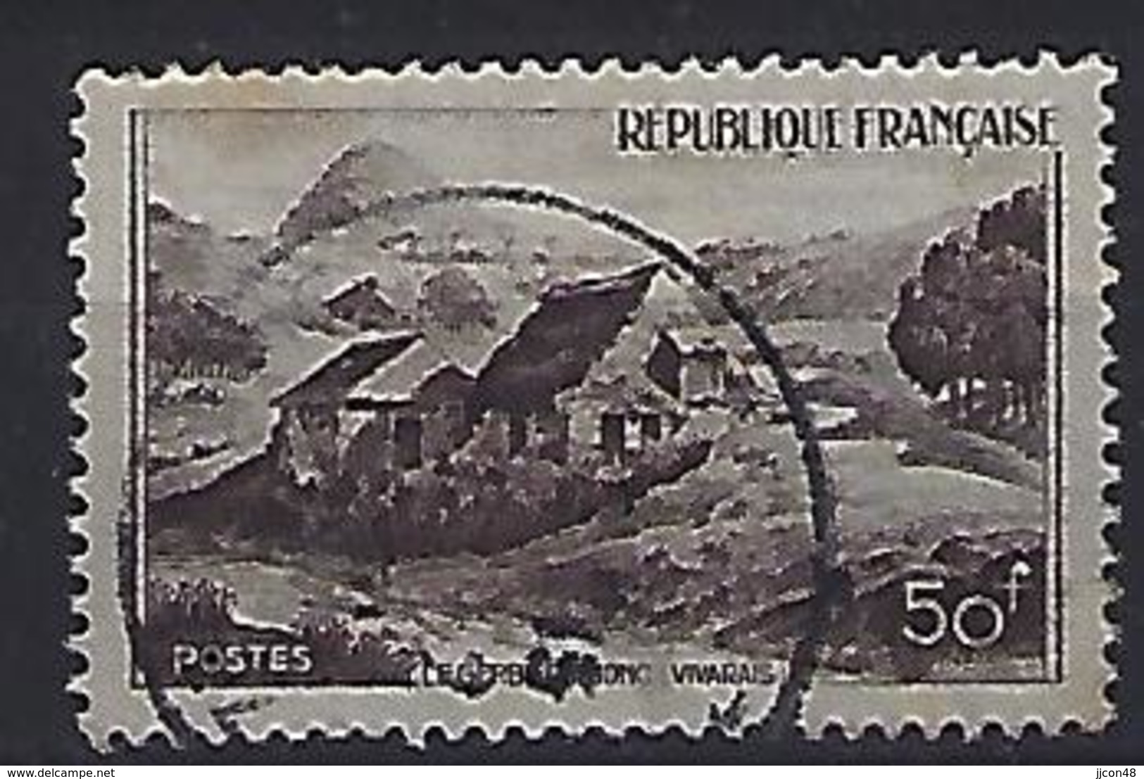 France 1949  Mont Gerbier De Jone (o) Yvert 843 - Used Stamps