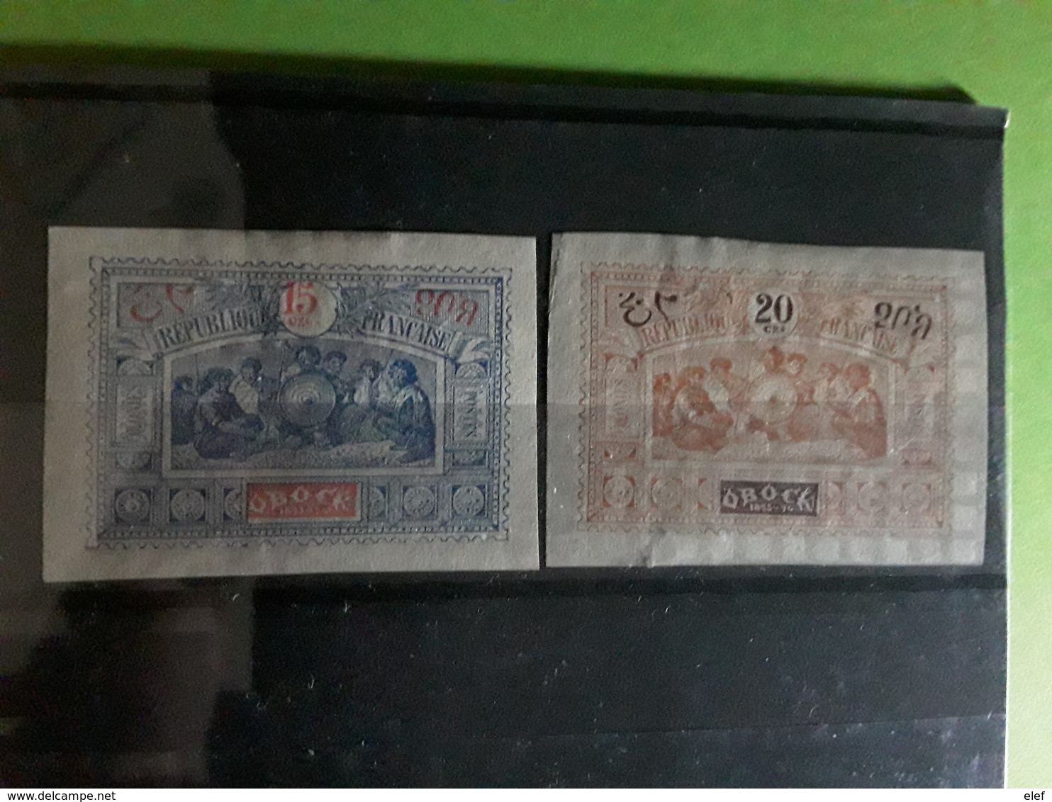OBOCK 1894   Guerriers Somalis, 2 Timbres Yvert No 52 & 53 , 15 C &  20 C Neufs (*) Tb Cote 22 Euros - Unused Stamps