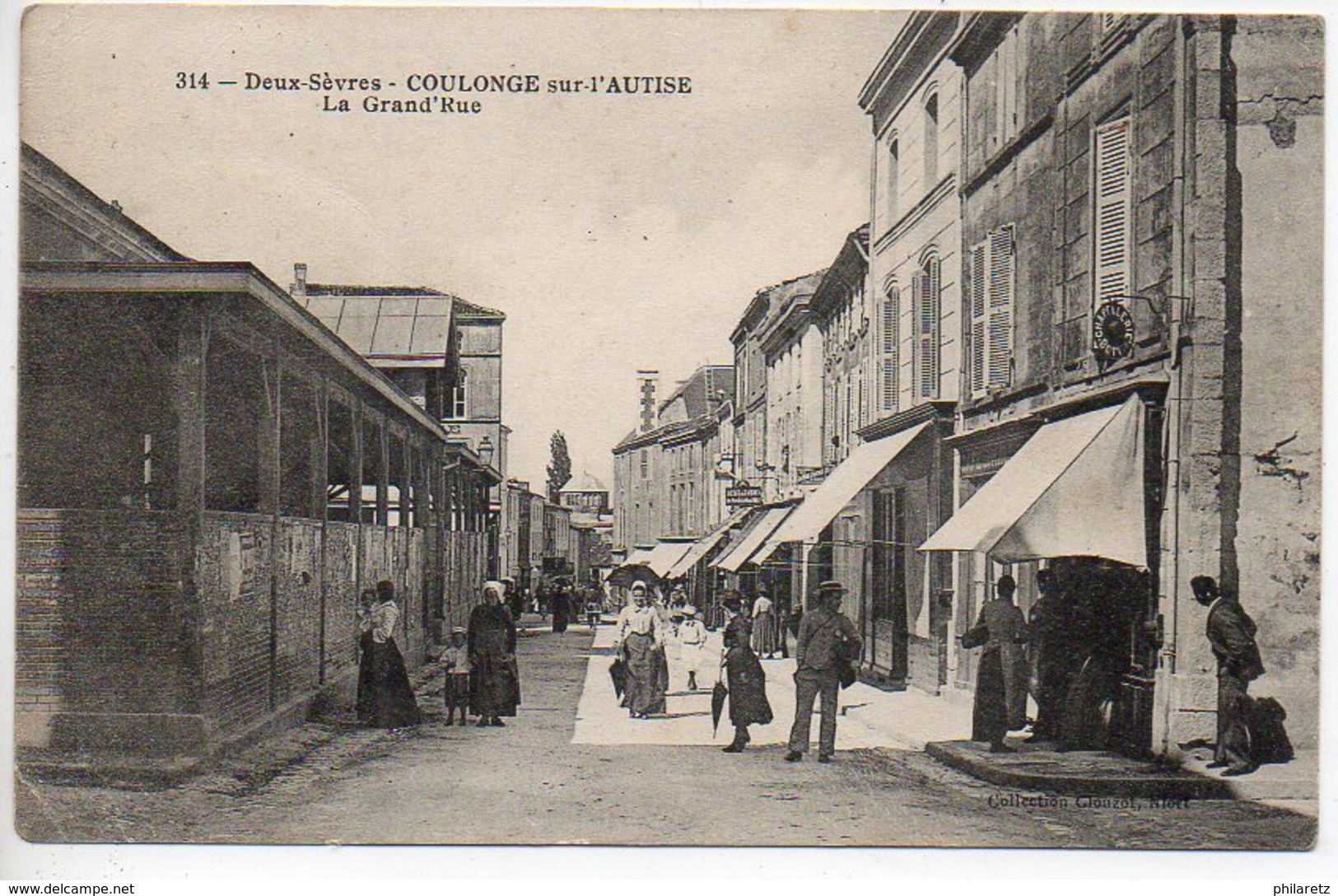 Coulonges Sur L'Autise (Autize) : La Grand'rue - Coulonges-sur-l'Autize