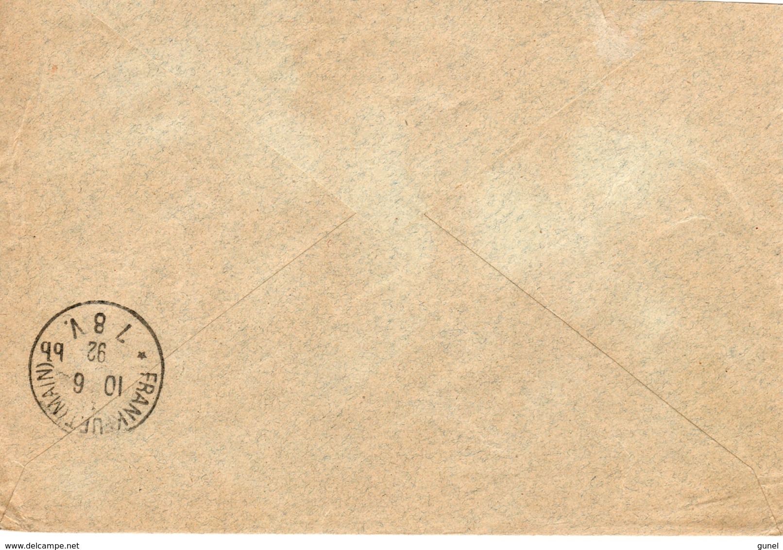 9 JUN 92  Envelop Met NVPH 38 Van Rotterdam Naar Frankfurt - Brieven En Documenten