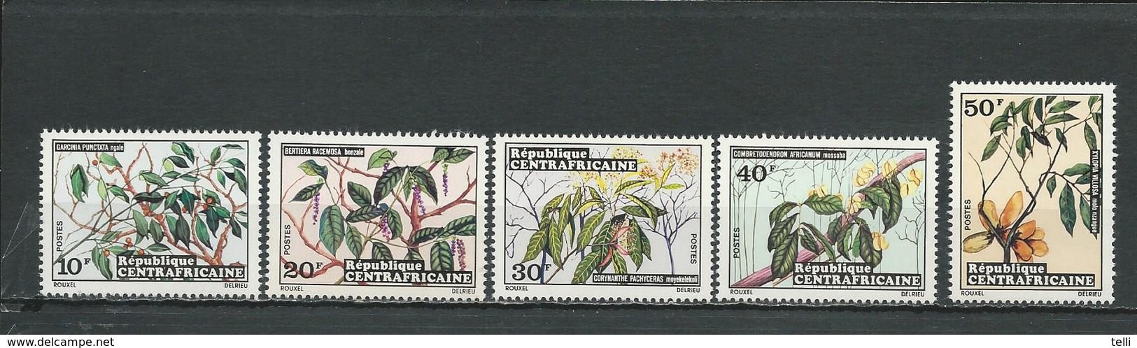 CENTRAFRIQUE  Scott 184-188 Yvert 191-195 ** (5) Cote 6,50 $ 1973 - Centrafricaine (République)