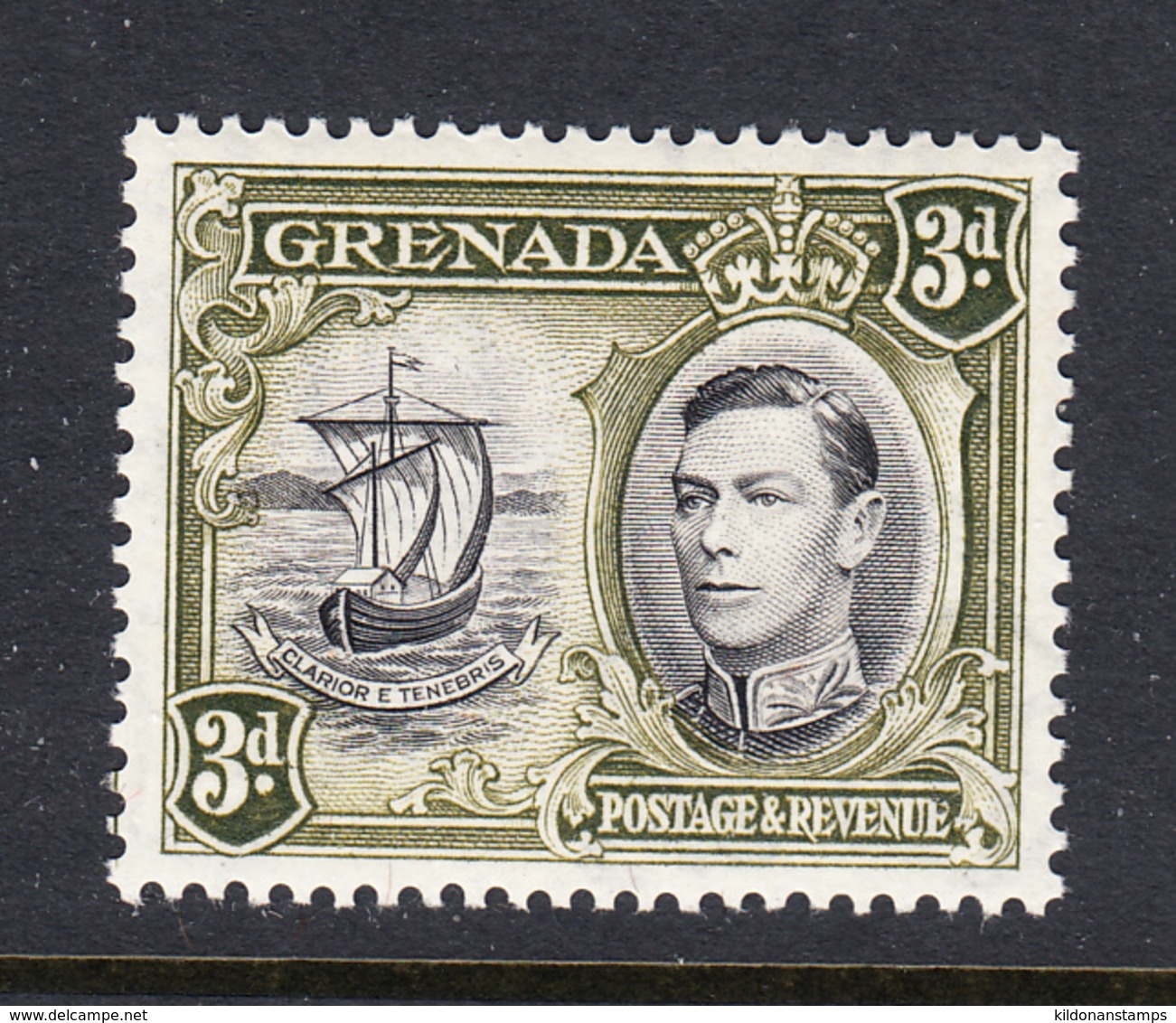 Grenada 1938-50 Mint Mounted, Perf 13.5x12.5, Sc# ,SG 158a - Grenada (...-1974)