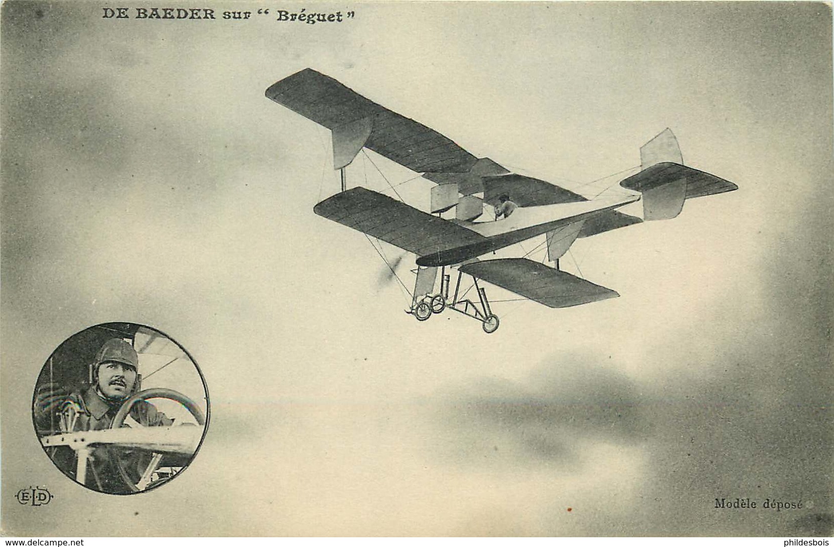 AVIONS DE BAEDER  SUR BREGUET - ....-1914: Précurseurs