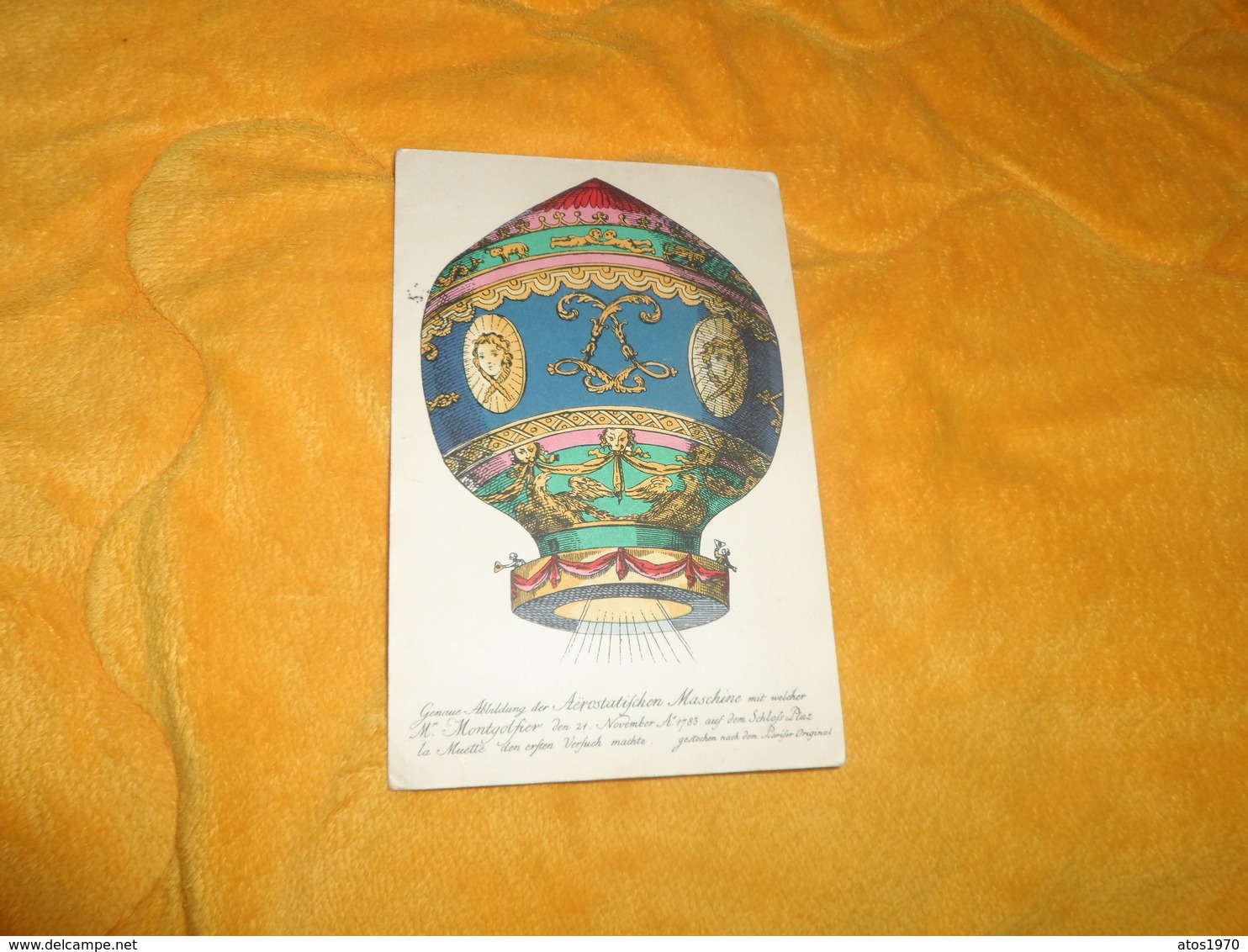 CARTE POSTALE DE 1956. / DEPART BESANCON POUR AUTRICHE. / MIT BALLONPOST JUNGFERNFAHRT DES OSTERR../ TIMBRES FRANCAIS.. - 1921-1960: Période Moderne