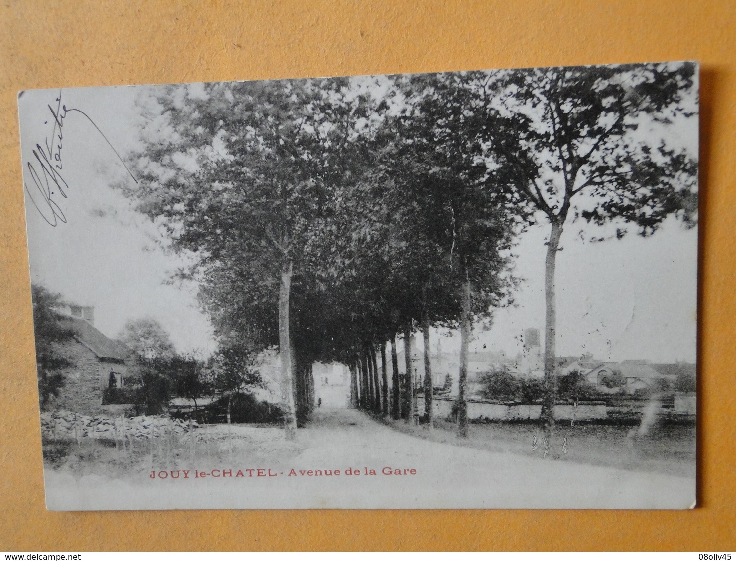 JOUY Le CHATEL  (Seine & Marne) -- Avenue De La Gare Vers 1900 - Carte "précurseur" 1904 - Autres & Non Classés