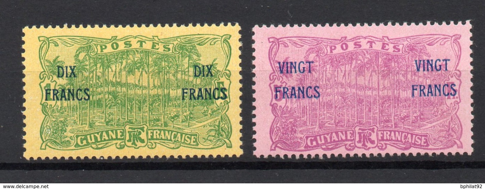 !!! PRIX FIXE : GUYANE, N°95/96 NEUFS ** - Unused Stamps