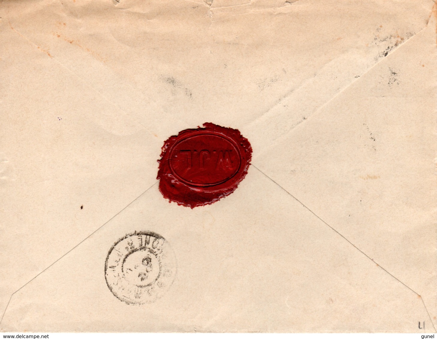 10 MEI 99 Aangetekende Envelop G 7 Met Bijfrankering NVPH 37 Van Amsterdam Naar Miliana (Algerije) - Brieven En Documenten