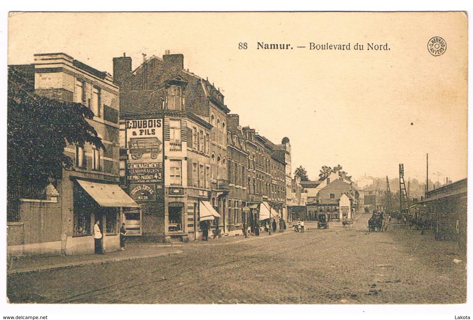 CPA : NAMUR - Boulevard Du Nord , Derrière La Gare - Namur