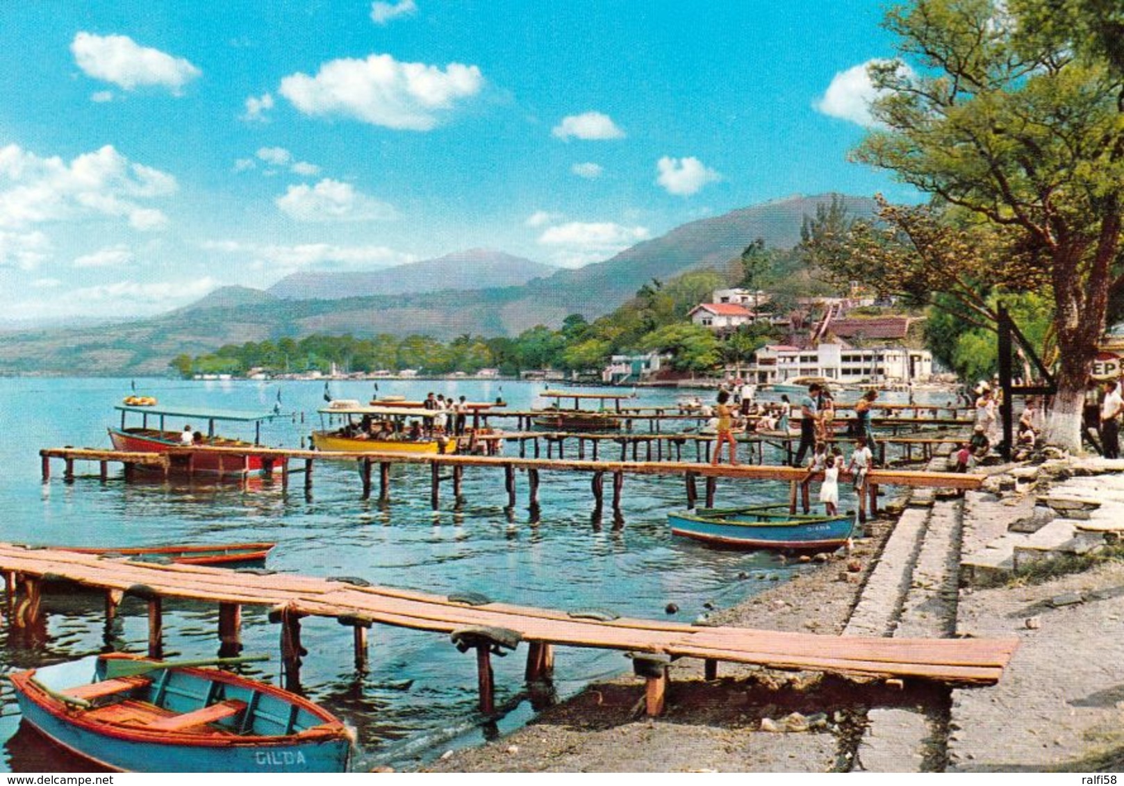 1 AK Guatemala * Der Amatitlán-See - Er Ist Der Viertgrößte See In Guatemala - Krüger Karte * - Guatemala