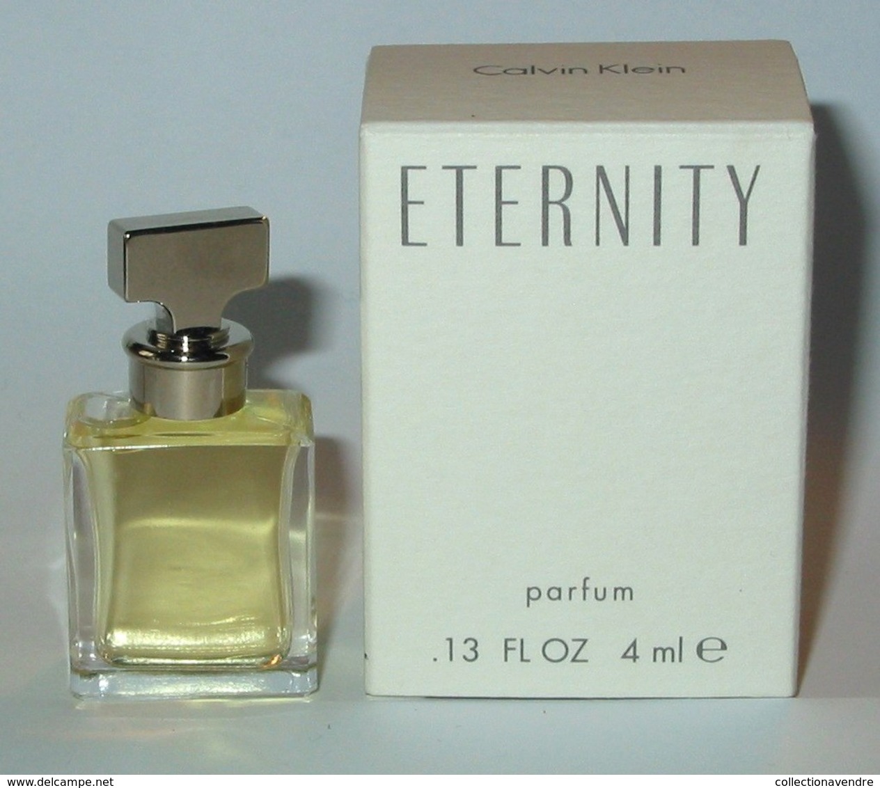 Calvin KLEIN : Eternity : Miniature De Collection : Parfum 4 Ml. Version 1988. Parfait état - Miniatures Femmes (avec Boite)