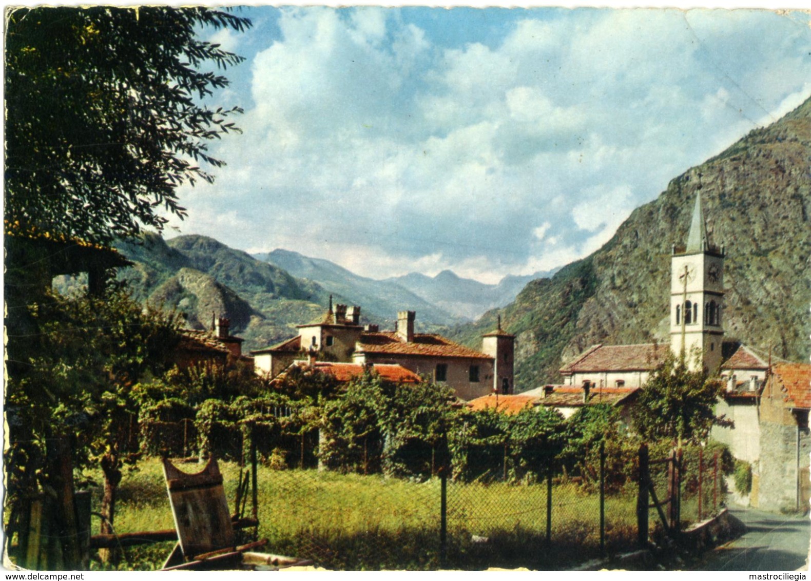 ISSOGNE  AOSTA  Panorama  Campanile - Altri & Non Classificati