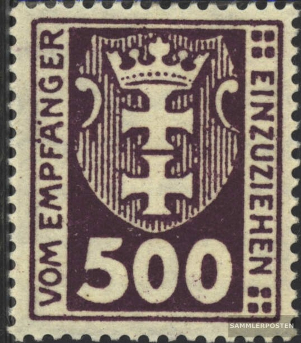 Danzig P19Y MNH 1923 Porto Brand - Altri & Non Classificati