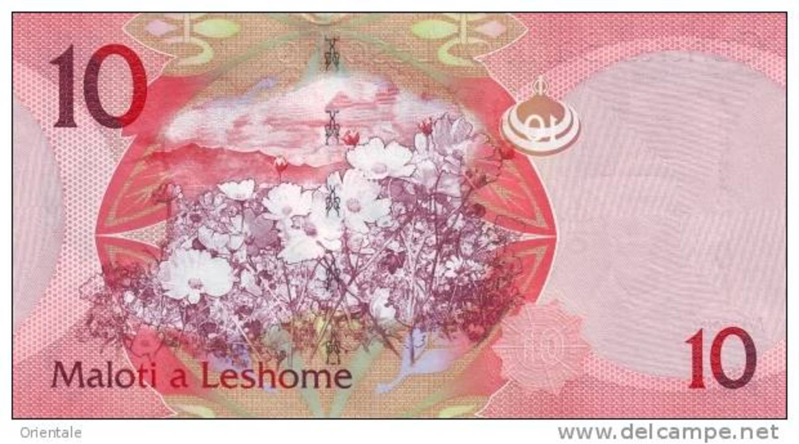 LESOTHO P. 21a 10 M 2010 UNC - Lesotho