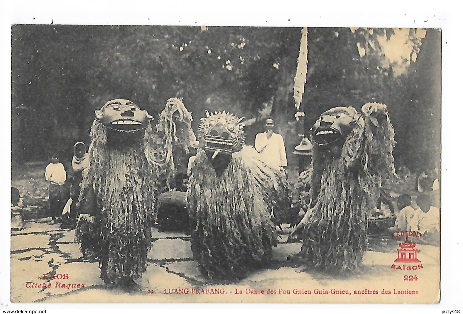 LAOS -  La Danse Des Pou-Gnieu-Gnia-Gnieu, Ancêtres Des Laotiens    -   L 1 - Laos
