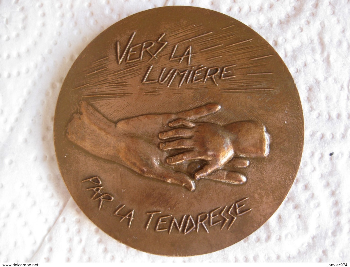 Médaille En Bronze 1978 Docteur Henriette Hoffer Par J.H. COEFFIN - Autres & Non Classés