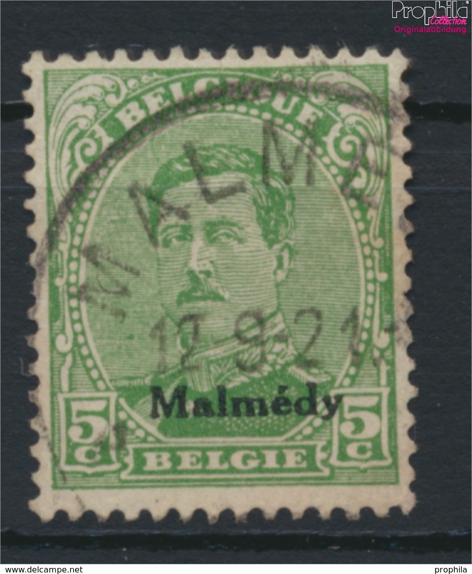Belgische Post Malmedy 3A II, Ornament Nicht Gebrochen Gestempelt 1920 Albert I. (9252837 - OC55/105 Eupen & Malmédy
