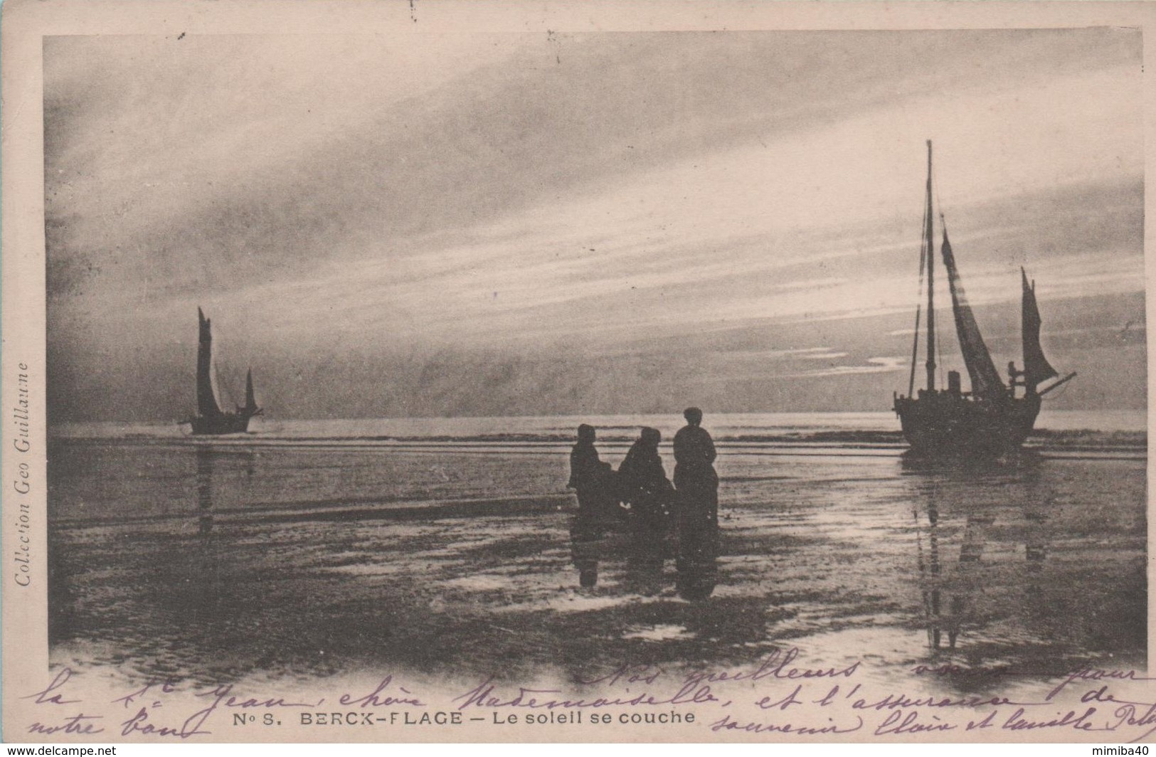 BERCK-PLAGE - Le Soleil Se Couche - - Berck