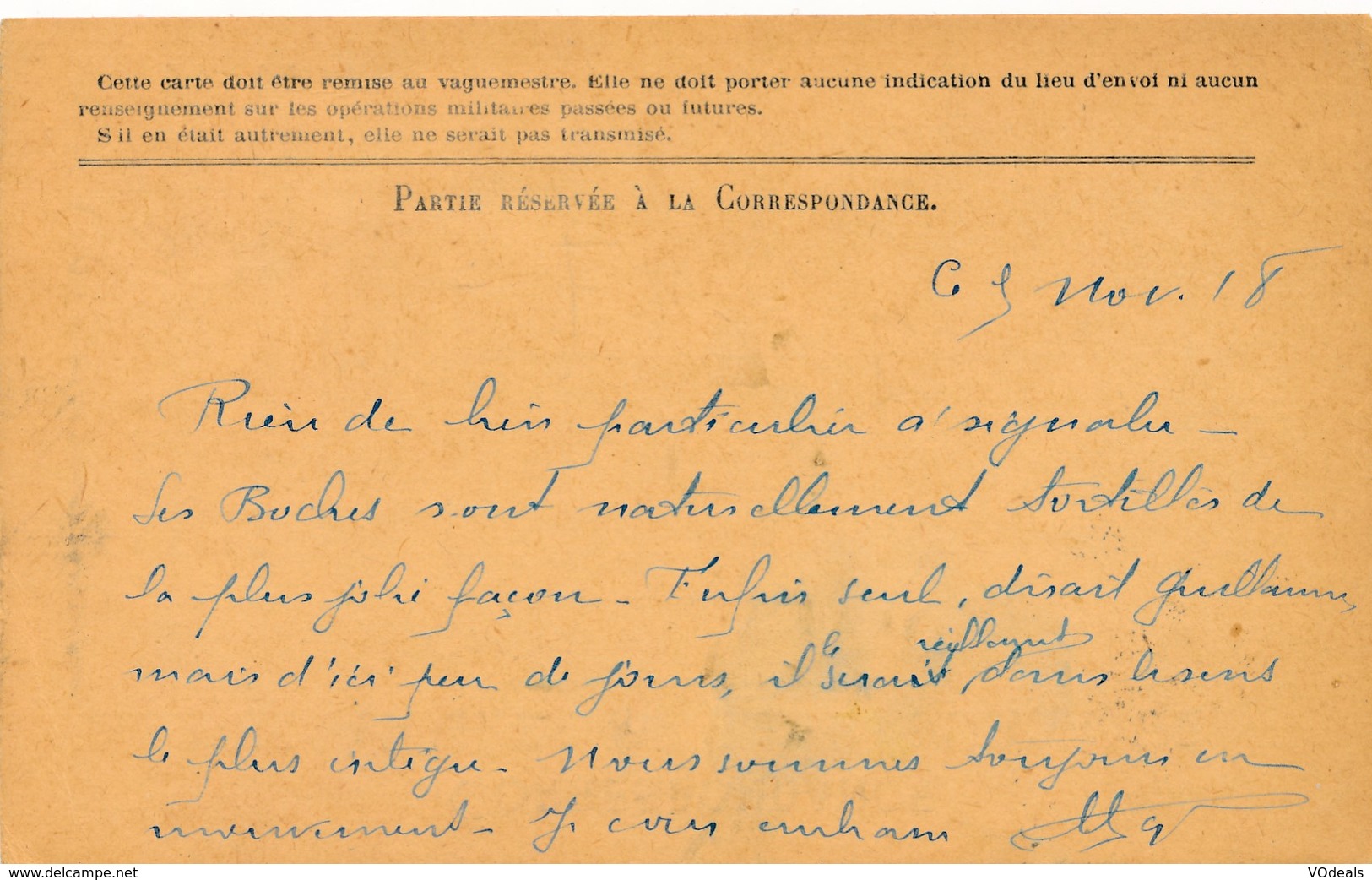 CPA - Themes - Militaria - France -  Correspondance Des Armée De La République - 1917 - Autres & Non Classés