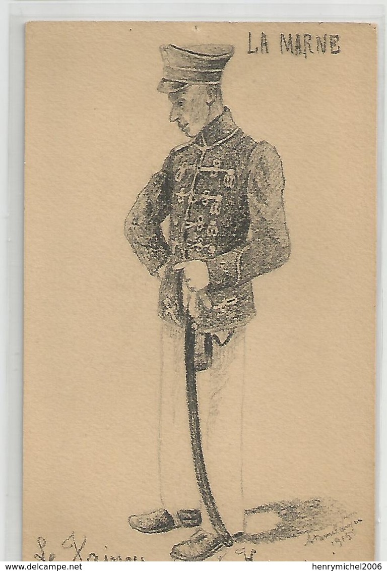 Militaria - Le Kaiser Kronprinz  Guerre 1915 La Marne Illustrée Par Boulanger , Rare, Unique ? - Autres & Non Classés