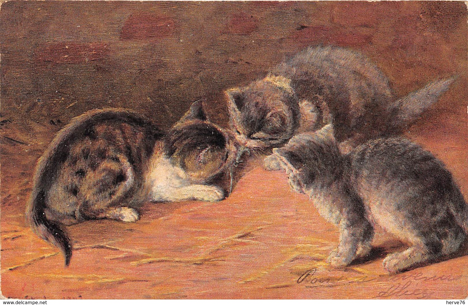 CPA Fantaisie - Illustrateur - Chat - Cat - Chats - 1900-1949
