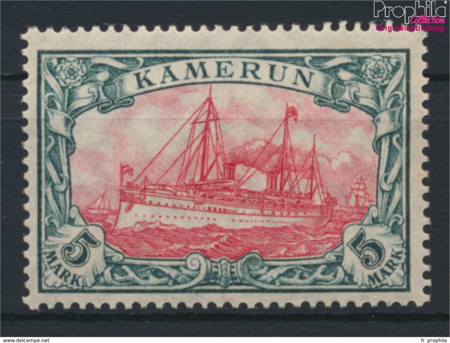 Cameroun (Allemand. Colonie) 25II B Avec Charnière 1919 Expédier Imperial Yacht Hohenzollern (9252913 (9252913 - Cameroun