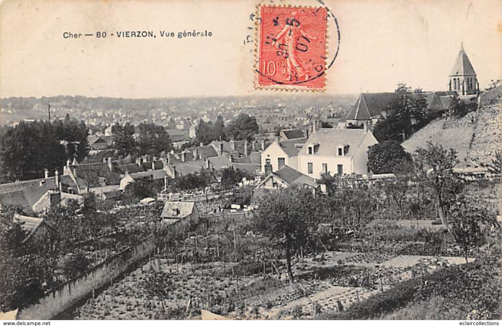 Vierzon    18       Lot de 18 cartes . Rues,Marché,Lavoirs.   (voir scan)