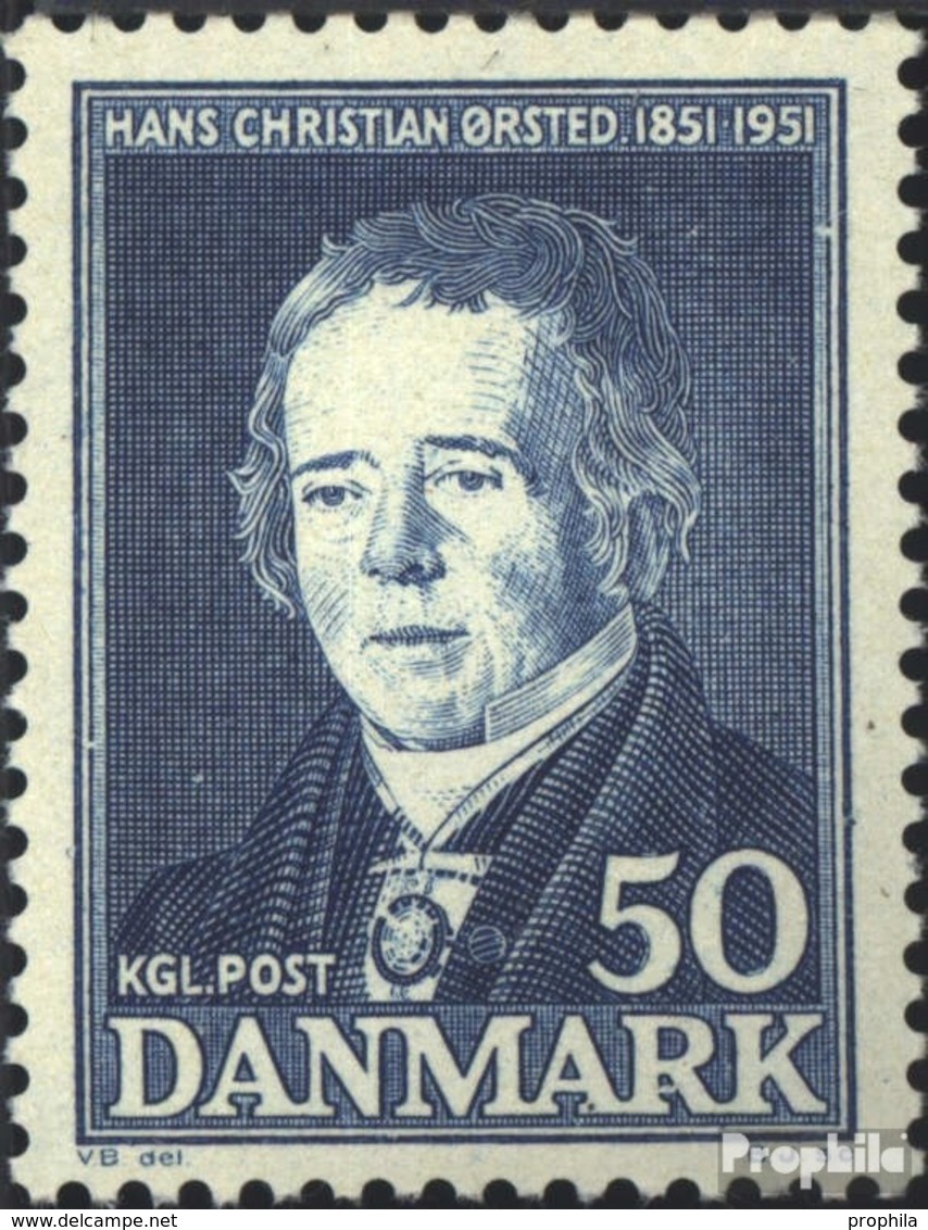 Dänemark 325 (kompl.Ausg.) Postfrisch 1951 Hans Chrristian Oersted - Ungebraucht