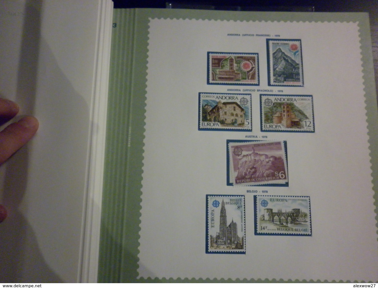 EUROPA CEPT 1978/1979 SINGOLA + MF **MNH / VF - Collections (with Albums)