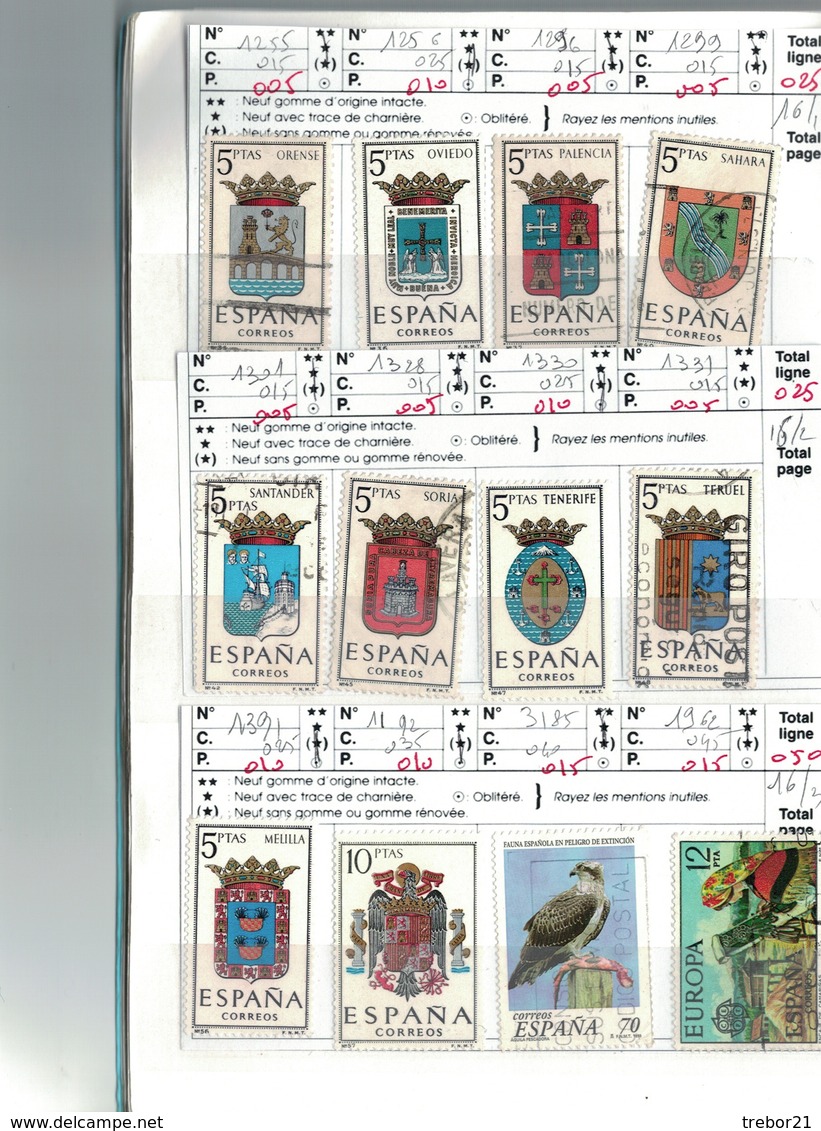 Carnet ESPAGNE - Cote Yvert 374 € - Collections (with Albums)