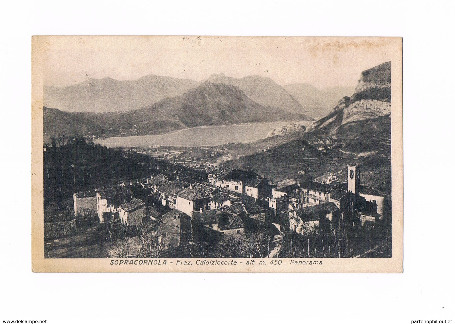 Cartolina / Postcard / Viaggiata / Sent / Borghi / Sopracornola (BG) - Panorama / 1949 - Other & Unclassified