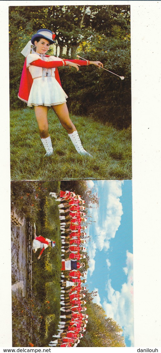 34 // LUNEL   MAJORETTES LES ROSES / CARTE DOUBLE - Lunel