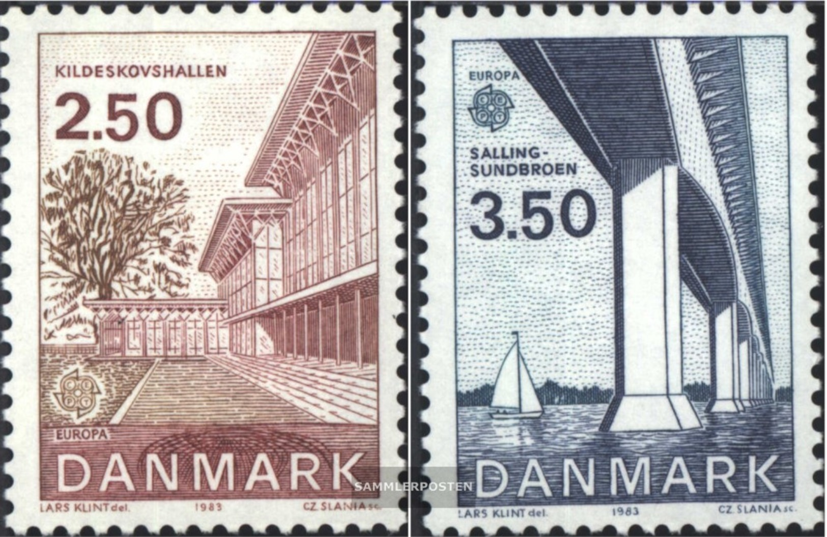 Dänemark 781-782 (completa Edizione) Usato 1983 Opere Di Umana Spirito - Usati