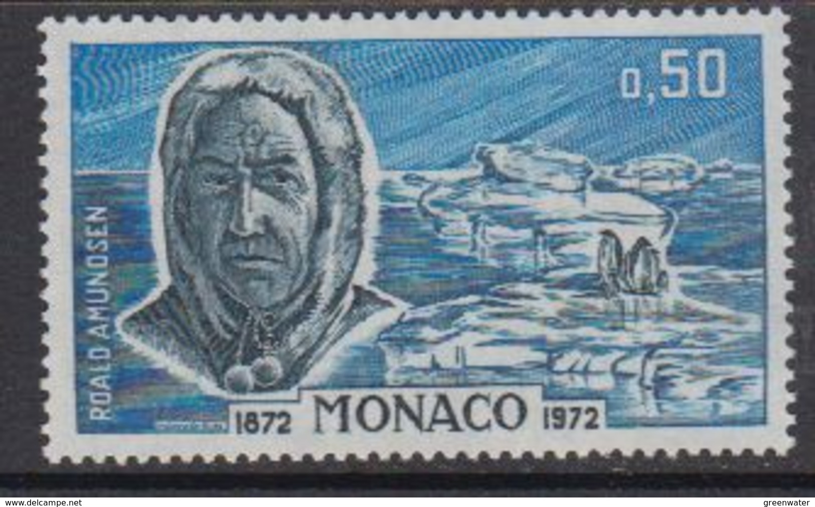 Monaco 1972 Roald Amundsen 1 V ** Mnh (41245A) - Andere & Zonder Classificatie