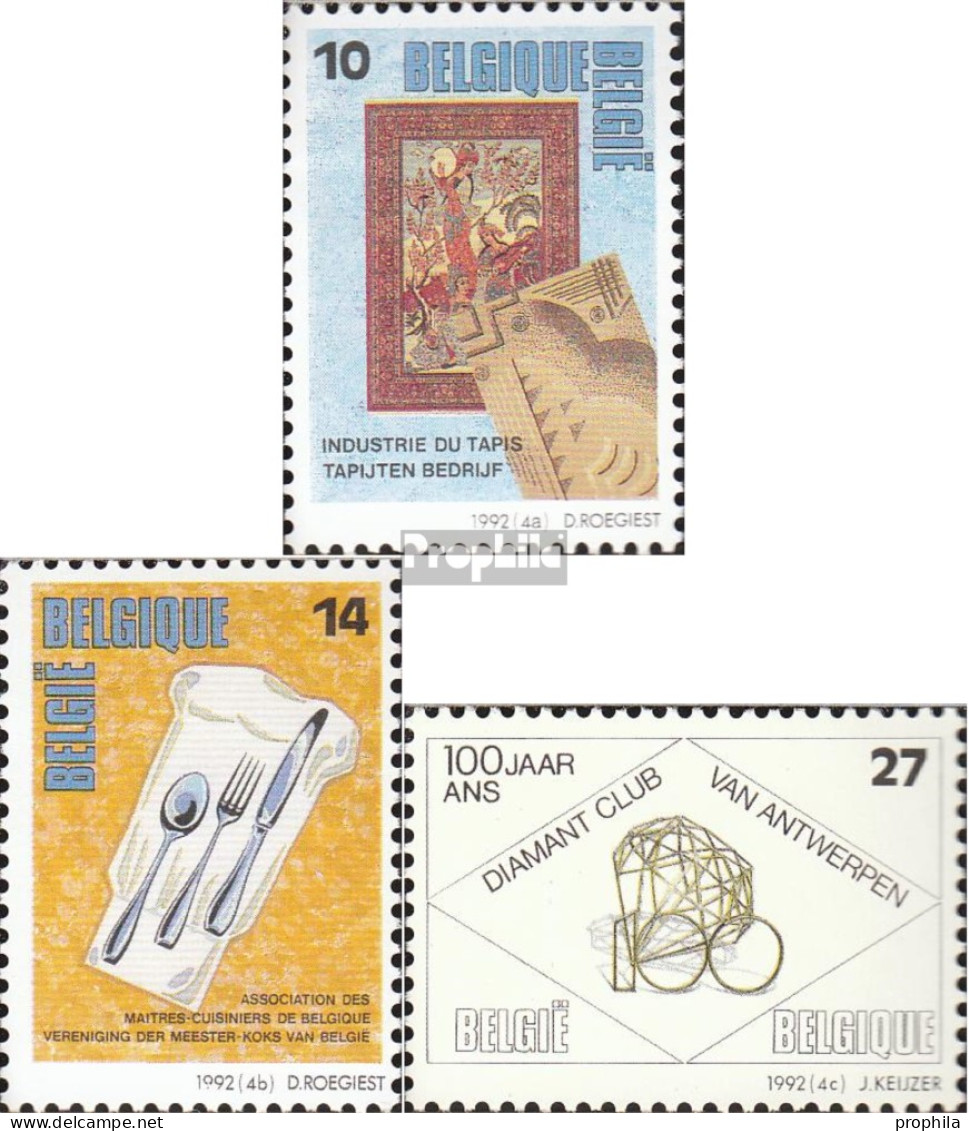 Belgien 2497-2499 (kompl.Ausg.) Postfrisch 1992 Berufe - Ungebraucht
