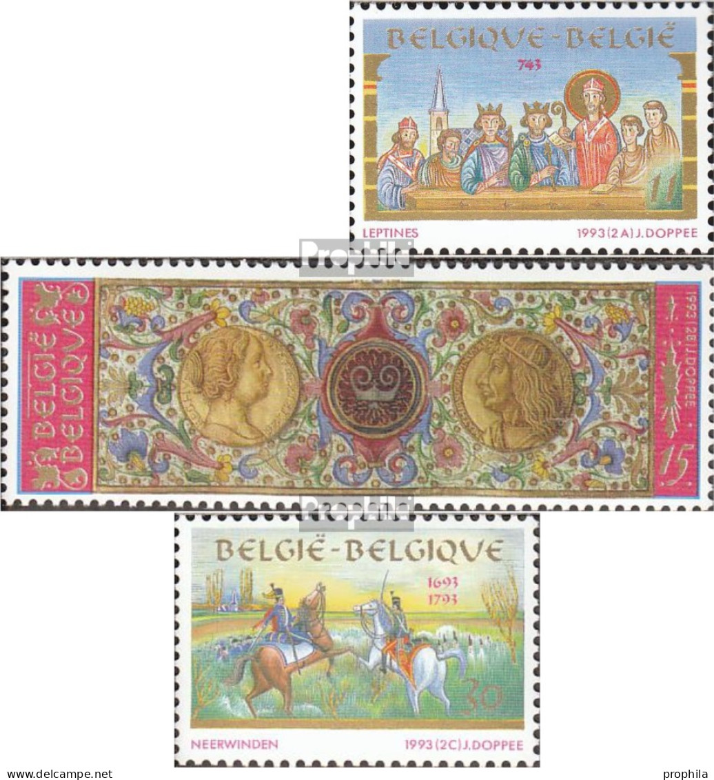 Belgien 2543-2545 (kompl.Ausg.) Postfrisch 1993 Geschichte - Nuovi