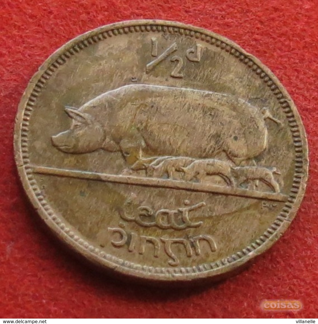 Ireland 1/2 Penny 1946 KM# 10  Irlanda Irlande Ierland Eire - Ierland