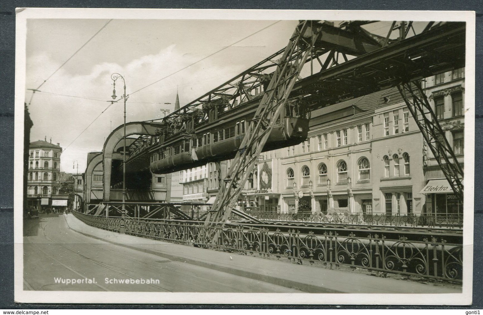 German Empires 1939 Photo AK (Wuppertal) Mit Propaganda MWST"Wuppertal-Denk Immer Daran:FEIND HÖRT MIT! "1 Beleg - Briefe U. Dokumente