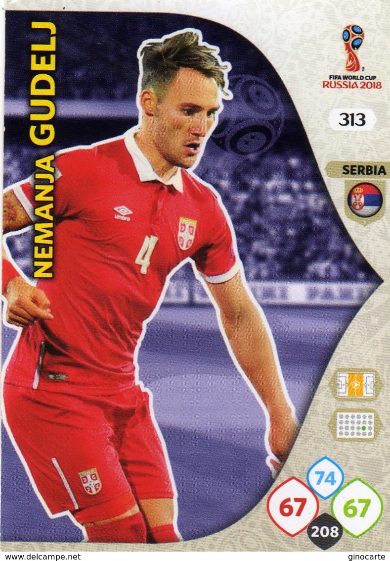 Vignette Panini Football Fifa World 2018 Russia Adrenalyn Xl N° 313 Nemanja Gudelj - Other & Unclassified