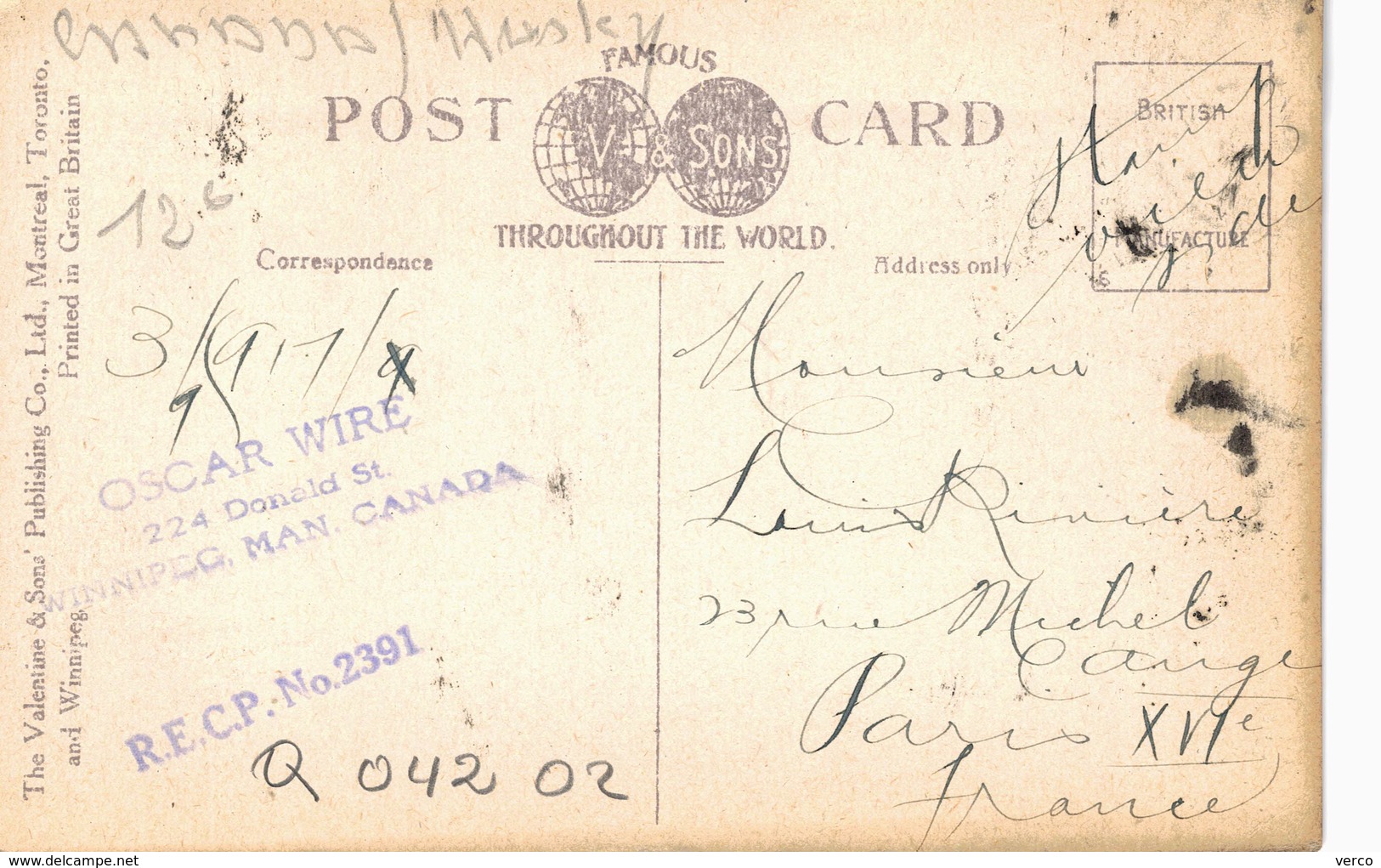 Carte  Postale Ancienne De MANITOBA  -  Lower Fort Garry - Andere & Zonder Classificatie