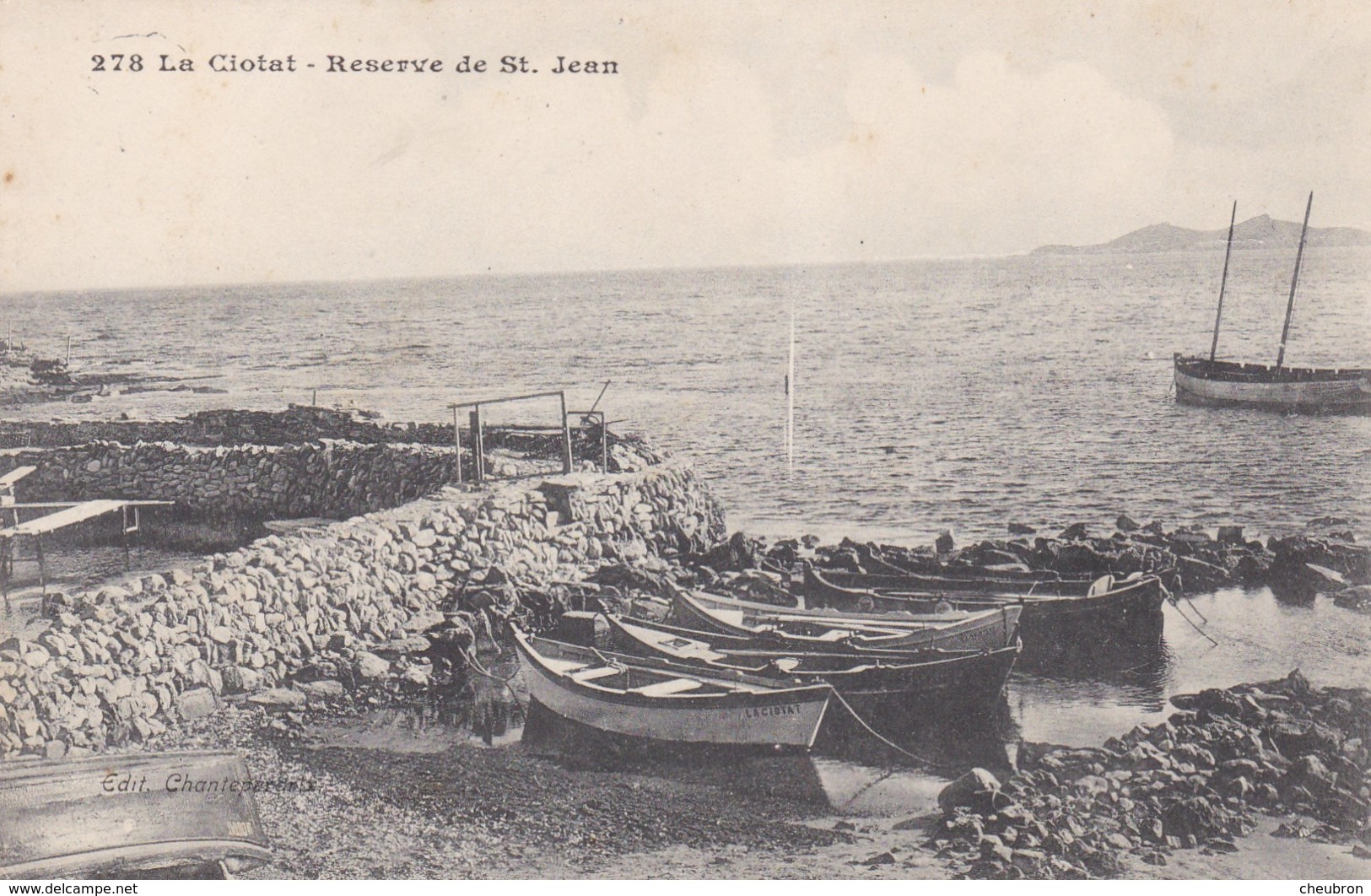 13. LA CIOTAT. CPA. RESERVE DE ST JEAN. - La Ciotat