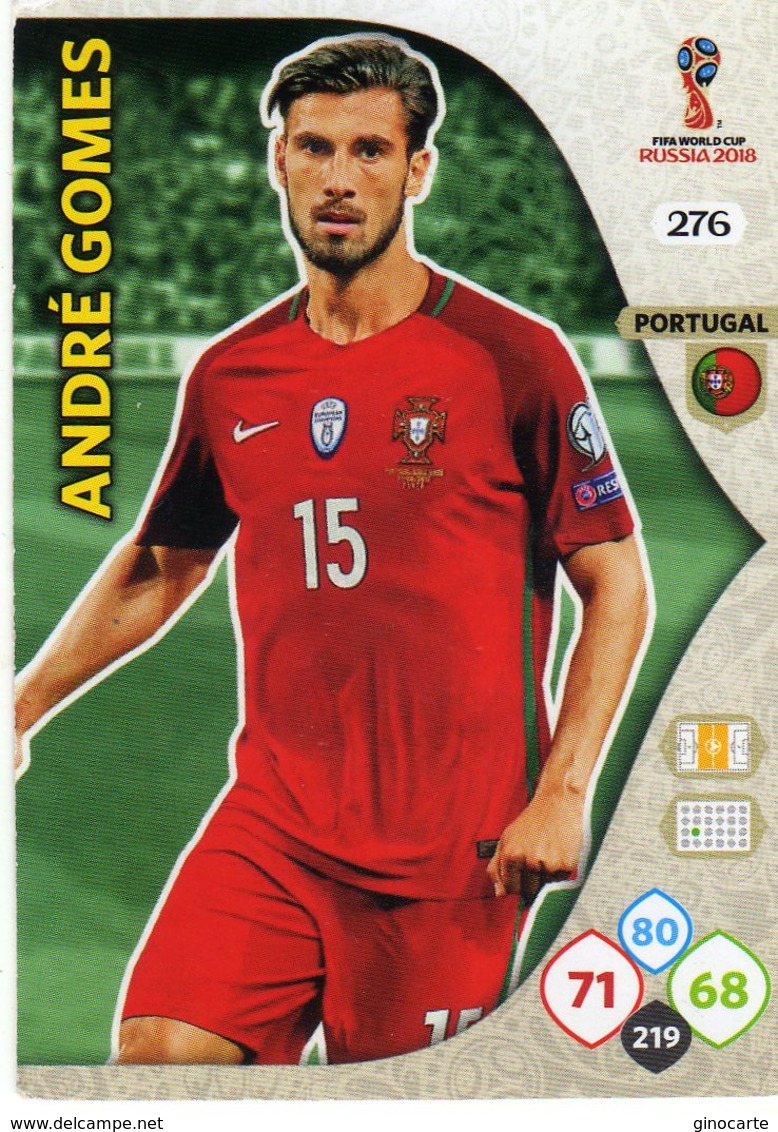 Vignette Panini Football Fifa World 2018 Russia Adrenalyn Xl N° 276 Andre Gomez - Other & Unclassified