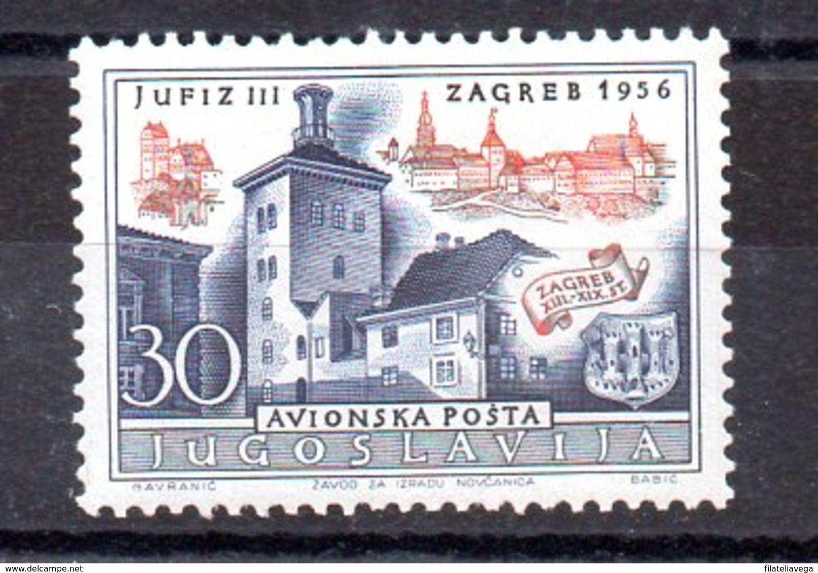 Serie De Yugoslavia N ºYvert 49 ** - Airmail