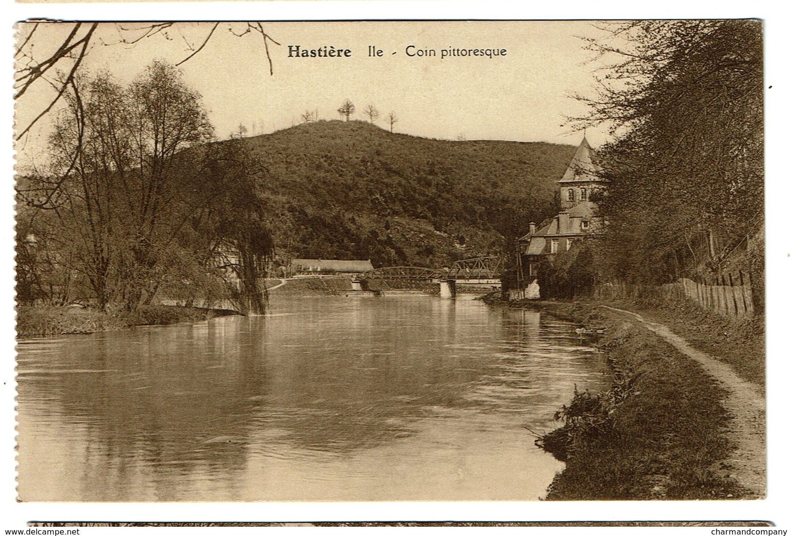 Hastière - Ile - Coin Pittoresque - Circulée - Edit. F. Pollet, Hastière - 2 Scans - Hastière