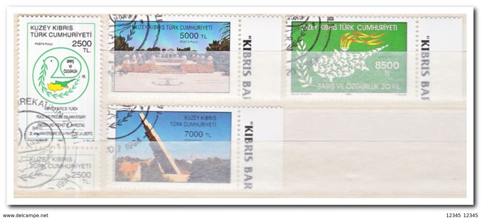 Turks Cyprus 1994, Gestempeld USED, 20th Anniversary Of The Turkish Intervention In Cyprus - Used Stamps