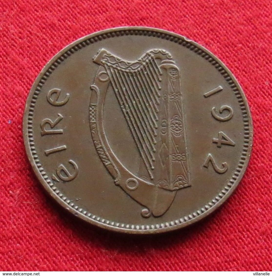 Ireland 1/2 Penny 1942 KM# 10  Irlanda Irlande Ierland Eire - Irlande